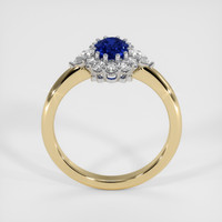 1.24 Ct. Sapphire Ring, 18K White & Yellow 3