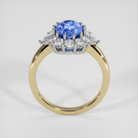 2.68 Ct. Blue Sapphire Ring, 18K White & Yellow 3