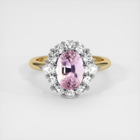 2.41 Ct. Sapphire Ring, 18K White & Yellow 1