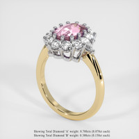 2.41 Ct. Sapphire Ring, 18K White & Yellow 2