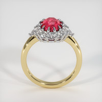 2.36 Ct. Ruby Ring, 18K White & Yellow 3