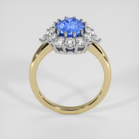 2.84 Ct. Blue Sapphire Ring, 18K White & Yellow 3