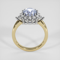 2.65 Ct. Blue Sapphire Ring, 18K White & Yellow 3