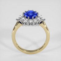 2.56 Ct. Blue Sapphire Ring, 18K White & Yellow 3