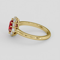 2.36 Ct. Ruby Ring, 10K Yellow Gold 4