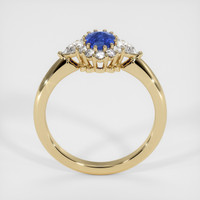 0.46 Ct. Blue Sapphire Ring, 14K Yellow Gold 3