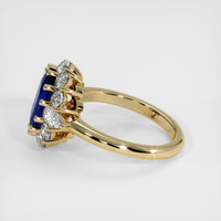 2.79 Ct. Blue Sapphire Ring, 14K Yellow Gold 4