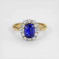 2.14 Ct. Sapphire Ring, 14K Yellow Gold 1