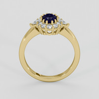 0.83 Ct. Color Change Sapphire Ring, 14K Yellow Gold 3