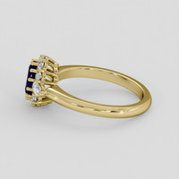 0.83 Ct. Color Change Sapphire Ring, 14K Yellow Gold 4
