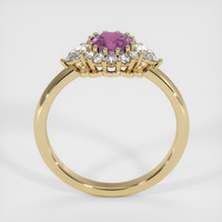 0.67 Ct. Sapphire Ring, 14K Yellow Gold 3