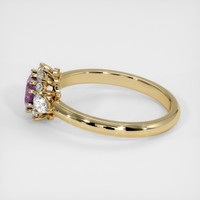 0.67 Ct. Sapphire Ring, 14K Yellow Gold 4