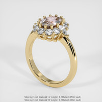 1.53 Ct. Sapphire Ring, 14K Yellow Gold 2