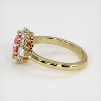 1.13 Ct. Padparadscha Sapphire Ring, 14K Yellow Gold 4