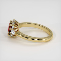 1.19 Ct. Ruby Ring, 14K Yellow Gold 4