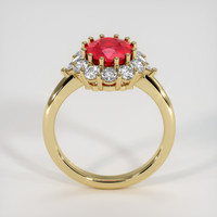 2.03 Ct. Ruby Ring, 14K Yellow Gold 3
