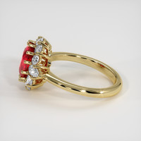 2.03 Ct. Ruby Ring, 14K Yellow Gold 4