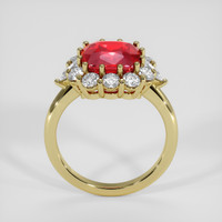 5.04 Ct. Ruby Ring, 14K Yellow Gold 3
