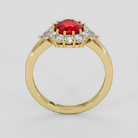 2.36 Ct. Ruby Ring, 14K Yellow Gold 3