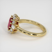 2.20 Ct. Ruby Ring, 14K Yellow Gold 4