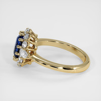1.44 Ct. Blue Sapphire Ring, 14K Yellow Gold 4
