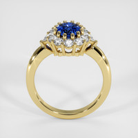 1.43 Ct. Blue Sapphire Ring, 14K Yellow Gold 3