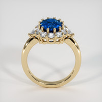 2.58 Ct. Blue Sapphire Ring, 14K Yellow Gold 3