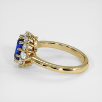 1.56 Ct. Blue Sapphire Ring, 14K Yellow Gold 4
