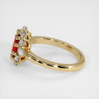 1.43 Ct. Ruby Ring, 14K Yellow Gold 4