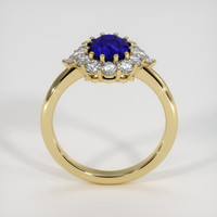 1.60 Ct. Blue Sapphire Ring, 18K Yellow Gold 3