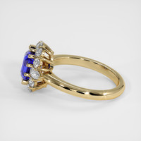 2.14 Ct. Sapphire Ring, 18K Yellow Gold 4
