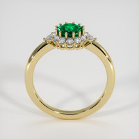 1.18 Ct. Emerald Ring, 18K Yellow Gold 3