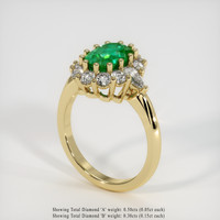 Emerald Ring 1.66 Ct. 18K Yellow Gold Preview