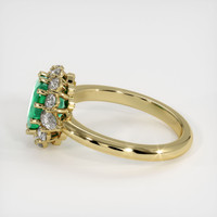 1.82 Ct. Emerald Ring, 18K Yellow Gold 4