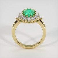 1.44 Ct. Emerald Ring, 18K Yellow Gold 3