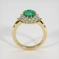 1.20 Ct. Emerald Ring, 18K Yellow Gold 3