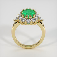 1.42 Ct. Emerald Ring, 18K Yellow Gold 3