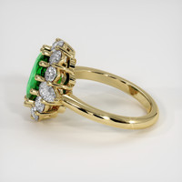 2.31 Ct. Emerald Ring, 18K Yellow Gold 4