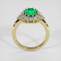 3.00 Ct. Emerald Ring, 18K Yellow Gold 3