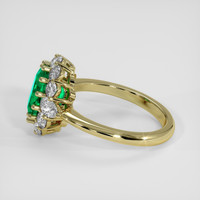 3.00 Ct. Emerald Ring, 18K Yellow Gold 4