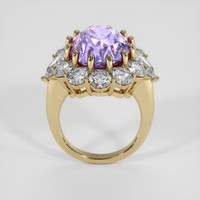 10.87 Ct. Purple Spinel Ring, 18K Yellow Gold 3