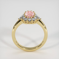 1.17 Ct. Pink Sapphire Ring, 18K Yellow Gold 3