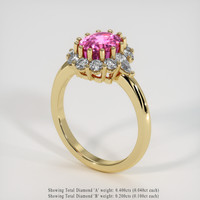 2.40 Ct. Sapphire Ring, 18K Yellow Gold 2