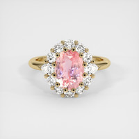 2.77 Ct. Sapphire Ring, 18K Yellow Gold 1