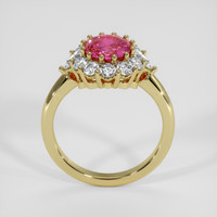 2.02 Ct. Padparadscha Sapphire Ring, 18K Yellow Gold 3