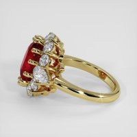 4.03 Ct. Ruby Ring, 18K Yellow Gold 4