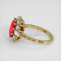 5.04 Ct. Ruby Ring, 18K Yellow Gold 4
