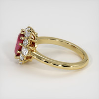 2.20 Ct. Ruby Ring, 18K Yellow Gold 4