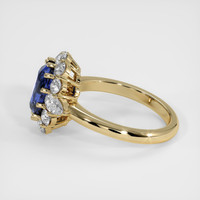 3.08 Ct. Sapphire Ring, 18K Yellow Gold 4