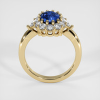 1.44 Ct. Blue Sapphire Ring, 18K Yellow Gold 3